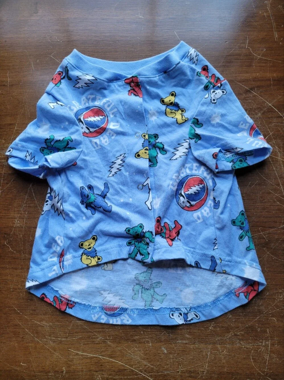 Grateful Dead Pet Shirt Size Medium 22-24
